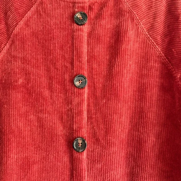 Soft Surroundings Rich Red Corduroy Top - Picture 2 of 7